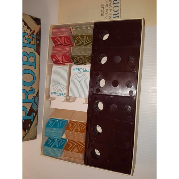 Vintage 1964 Probe Game of Words Parker Brothers Complete - Picture 2 of 6